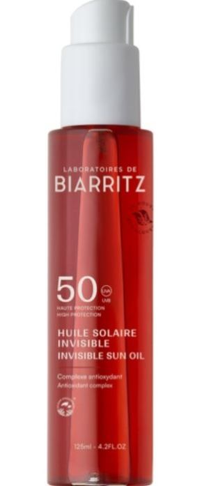 Kuva Laboratoires de Biarritz Suncare Invisible Oil SPF50 125ml