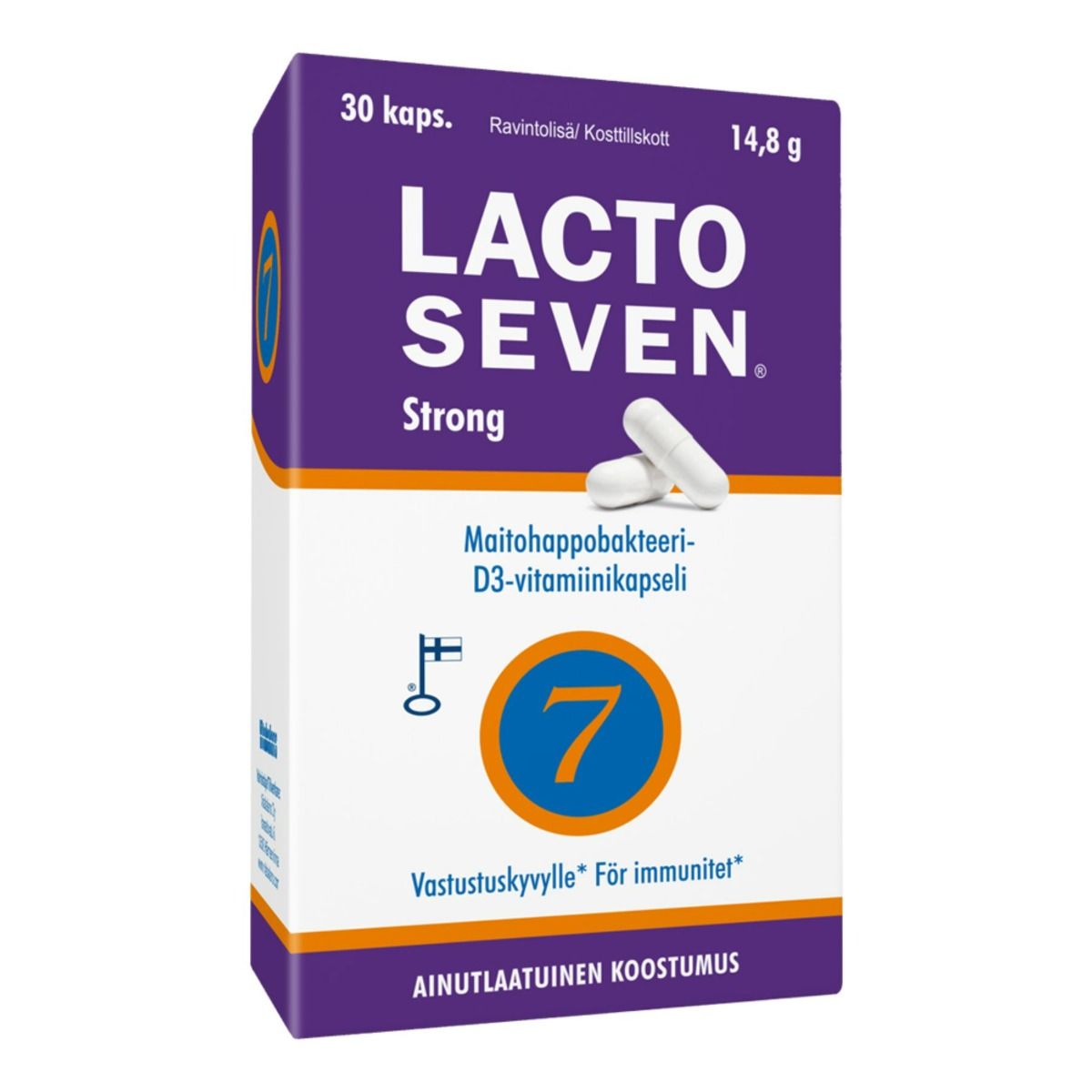 Kuva Lacto Seven Strong 30 kaps.