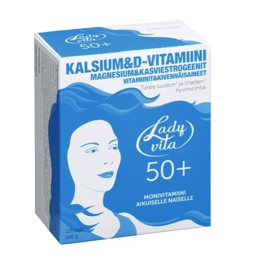 Kuva Ladyvita 50+ ravintolisä, 120 kpl