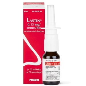 Kuva LASTIN 0,13 mg/annos 10 ml nenäsumute, liuos