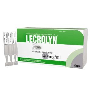 Kuva LECROLYN 40 mg/ml 60x0,2 ml silmätipat, liuos, kerta-annospakkaus