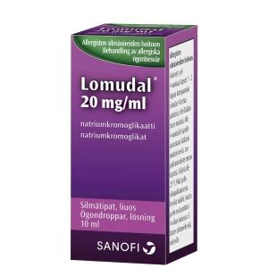 Kuva LOMUDAL 20 mg/ml 10 ml silmätipat, liuos
