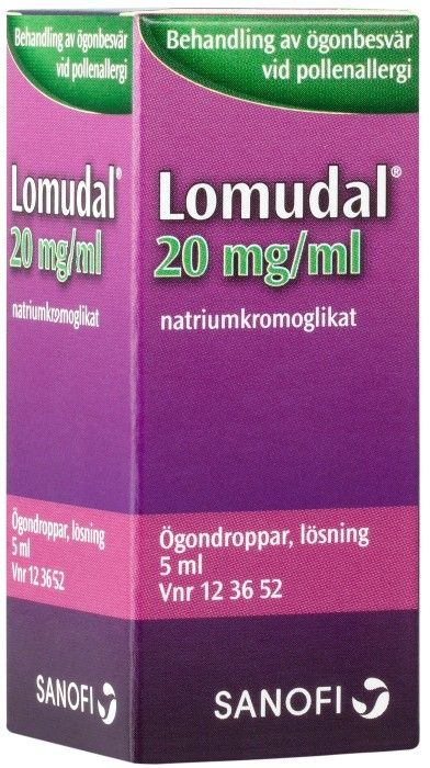 Kuva Lomudal ögondroppar 20 mg/ml, 5 ml