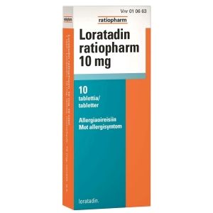 Kuva LORATADIN RATIOPHARM 10 mg 10 fol tabl