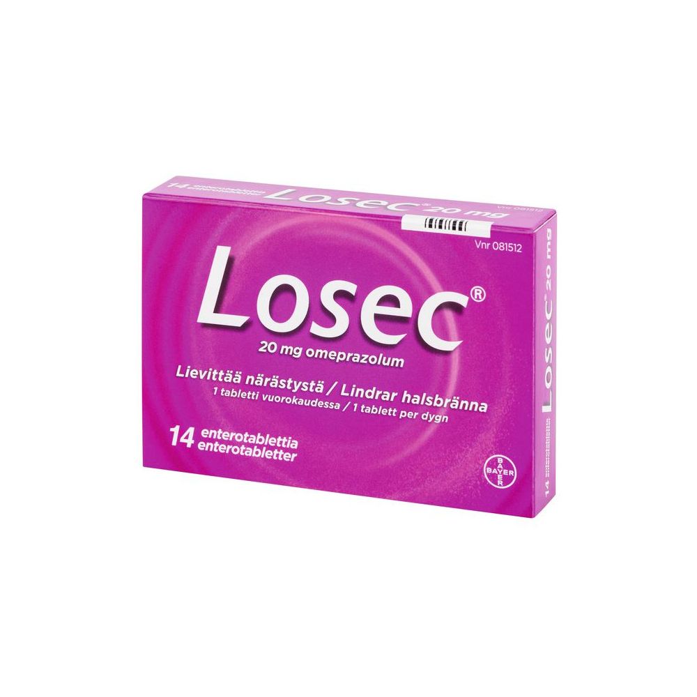 Kuva LOSEC 20 mg 14  enterotablettia