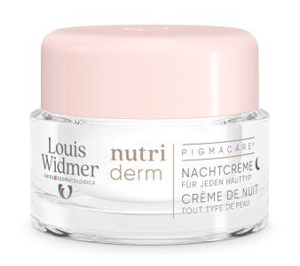 Kuva Louis Widmer Nutriderm Pigmacare Night Cream Hajusteeton yövoide 50 ml