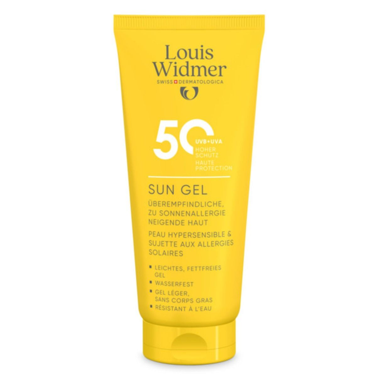 Kuva Louis Widmer Sun Gel 50 Hajusteeton 100ml