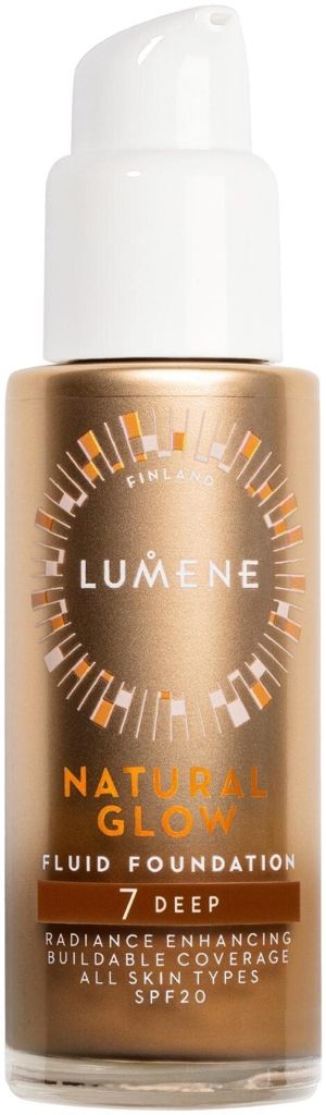 Kuva Lumene Natural Glow Fluid Foundation SPF20 7 Deep 30 ml