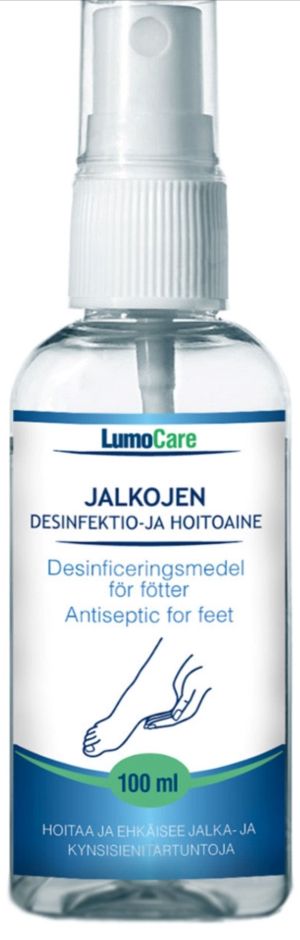 Kuva Lumomed LumoCare Jalkojen desinfektio- ja hoitoaine 100ml