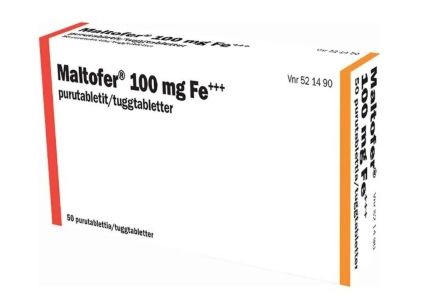 Kuva MALTOFER 100 mg 50 fol purutabletti