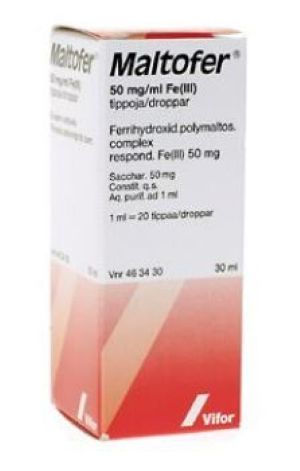 Kuva MALTOFER 50 mg/ml 30 ml tipat, liuos