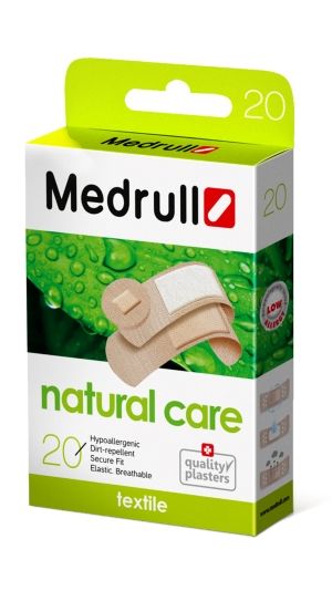Kuva Medrull Natural Care laastari herkkä iho 20kpl