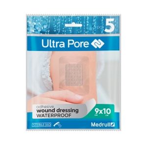 Kuva Medrull Ultra Pore vedenpitävä sidos 9 x 10cm 5kpl