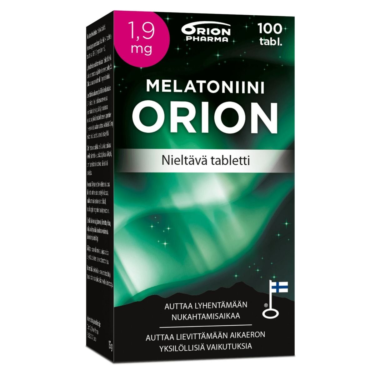 Kuva Melatoniini Orion 1,9 mg nieltävä 100 tabl.