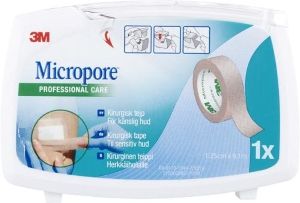 Kuva Micropore haavateippi ruskea katkokela 1,25 cm x 9,14 m