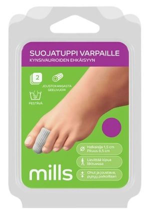 Kuva Mills Suojatuppi varpaille, M (20 mm) geelivuori 2kpl