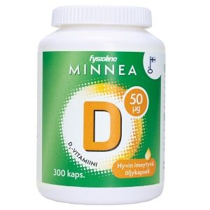 Kuva Minnea D-vitamiini 50 µg 300 kaps