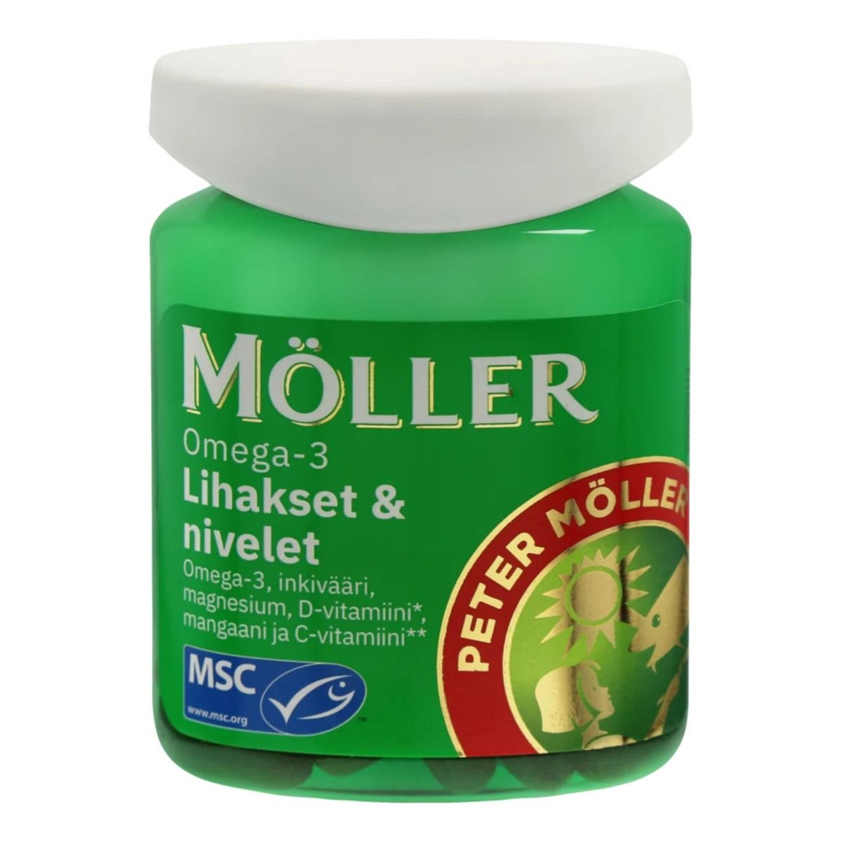 Kuva Möller Omega-3 Lihakset & nivelet 60 kaps