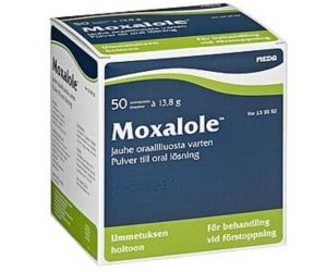 Kuva MOXALOLE 0,105 g/ml 2x50 kpl jauhe oraaliliuosta varten