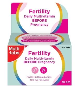 Kuva Multi-Tabs Fertility Monivitamiini ennen raskautta 30 kpl