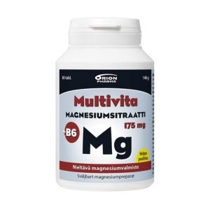 Kuva Multivita Magnesiumsitraatti+B6 175mg nieltävä 80 tabl