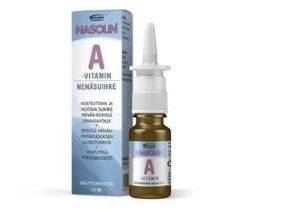 Kuva Nasolin A-vitamin nenäsuihke 10ml