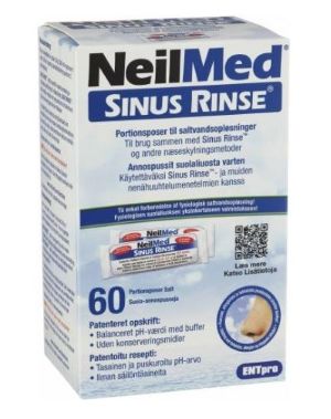 Kuva NeilMed Sinus Rinse Salt suola-annospussi 60kpl