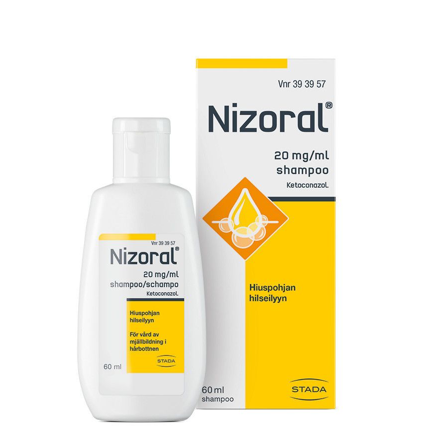 Kuva NIZORAL 20 mg/ml 60 ml shampoo