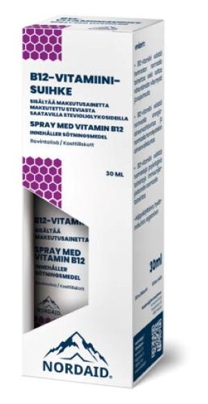 Kuva Nordaid B12-vitamiinisuihke 30 ml