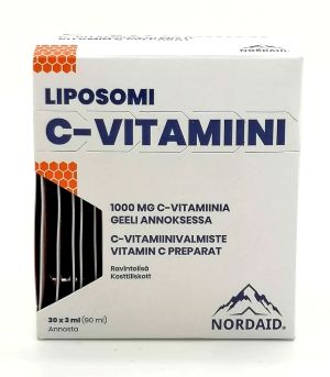 Kuva Nordaid Liposomaalinen C-vitamiini 30x3 ml / 90 ml / 1000 mg