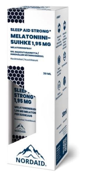 Kuva Nordaid Sleep Aid Strong -melatoniinisuihke 30 ml / 1,95 mg