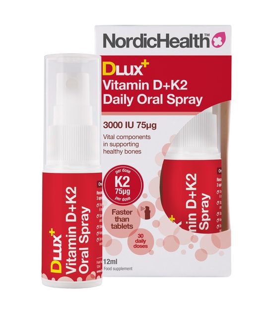 Kuva Nordic Health DLux D3+K2 -suusuihke 12 ml