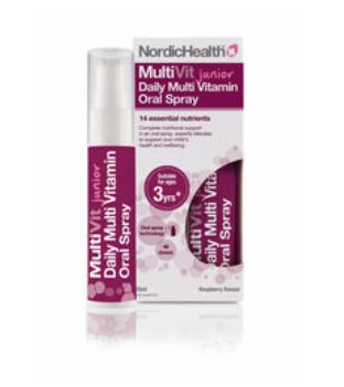 Kuva Nordic Health MultiVit Junior -suusuihke 25 ml