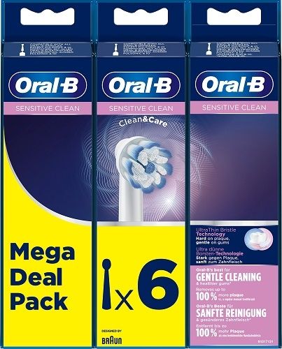 Kuva Oral-B Sensitive Clean vaihtoharja, 6 kpl