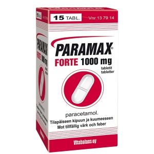 Kuva PARAMAX FORTE 1000 mg 15 fol tabl