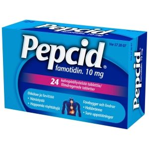 Kuva PEPCID 10 mg 24 fol tabl, kalvopääll