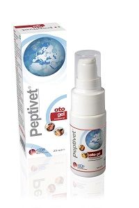 Kuva Peptivet Otogel korvageeli koirille ja kissoille 25 ml