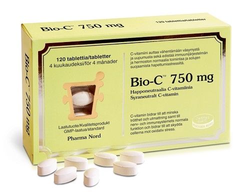Kuva Pharma Nord Bio-C 750 mg, 120 tabl.