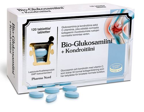 Kuva Pharma Nord Bio-Glukosamiini+Kondroitiini,120 tabl.