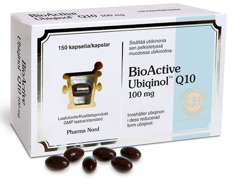 Kuva Pharma Nord BioActive Q10 Ubiqinol® 100 mg, 150 kaps.
