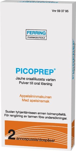 Kuva PICOPREP 2 kpl jauhe oraaliliuosta varten