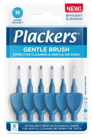 Kuva Plackers Gentle Brush M 0.6 mm hammasväliharja 6kpl