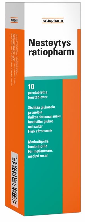 Kuva Ratiopharm Pore 10 poretablettia