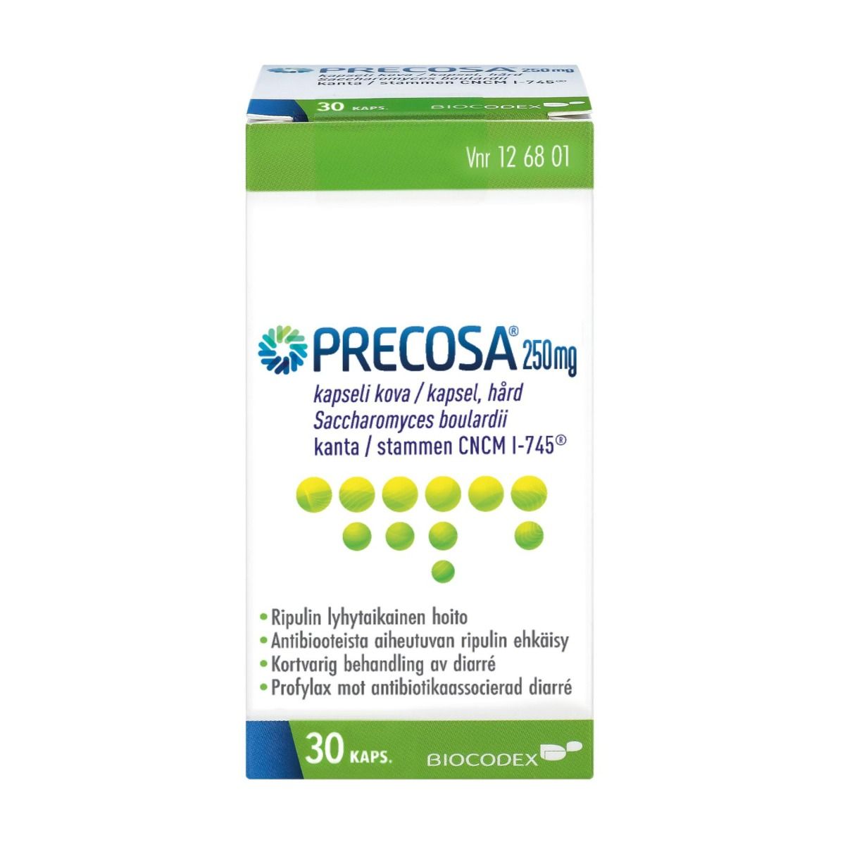 Kuva PRECOSA 250 mg 30 kpl kapseli, kova