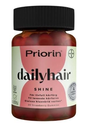 Kuva Priorin Daily Hair Shine Gummies 30 kpl