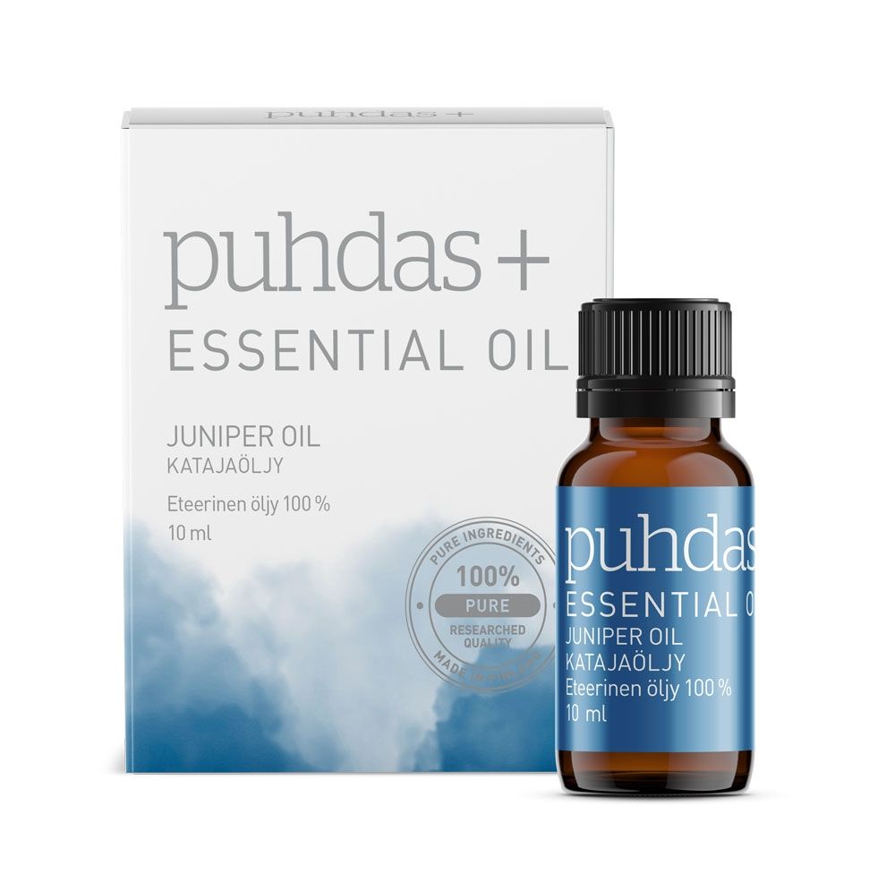 Kuva Puhdas+ 100 % Premium essential oil katajaöljy, 10 ml