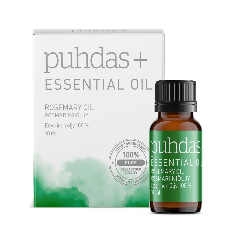 Kuva Puhdas+ 100 % Premium essential oil, rosmariiniöljy, 10ml