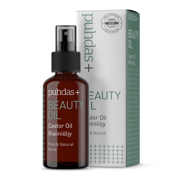 Kuva Puhdas+ Beauty Oil Castor Oil Risiiniöljy, 50 ml
