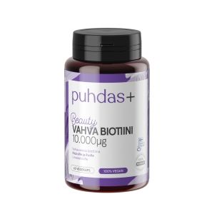 Kuva Puhdas+ Biotiini 10.000 µg, 60 kaps