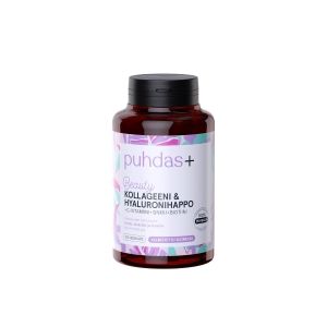 Kuva Puhdas+ Collagen & Hyaluron + C, 120 vegekaps